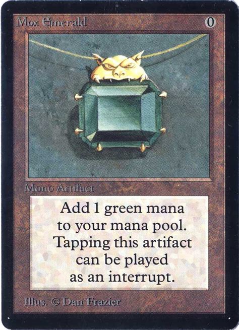 Mox Emerald Magic: The Green Pillar of Magical Power